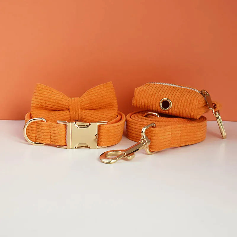 Orange Corduroy Set