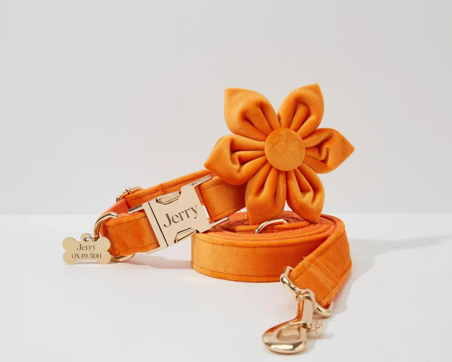 Orange Velvet Set