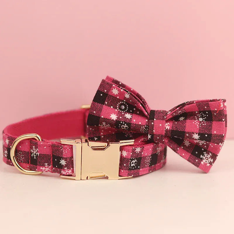 Christmas Red Star Plaid Set