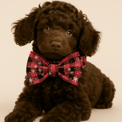 Christmas Red Star Plaid Set