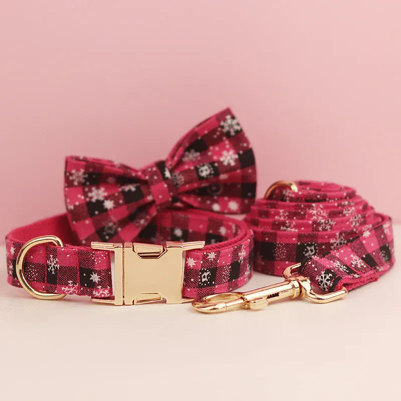 Christmas Red Star Plaid Set