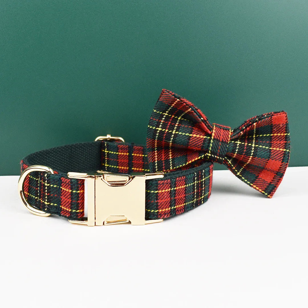 Red Tartan Christmas Set