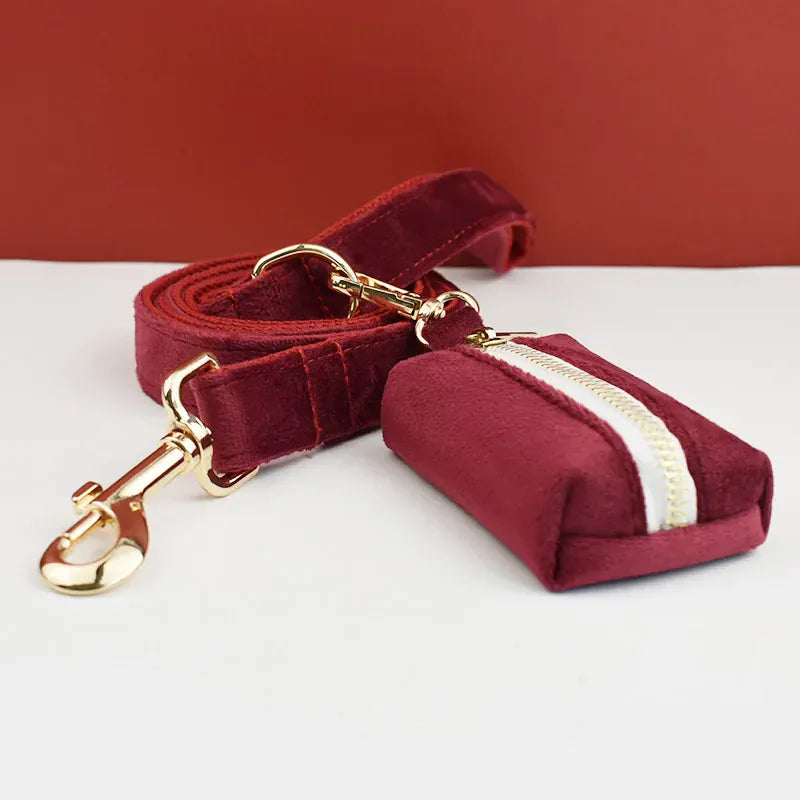 Red Wine Velvet Set