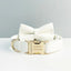White Leather Set