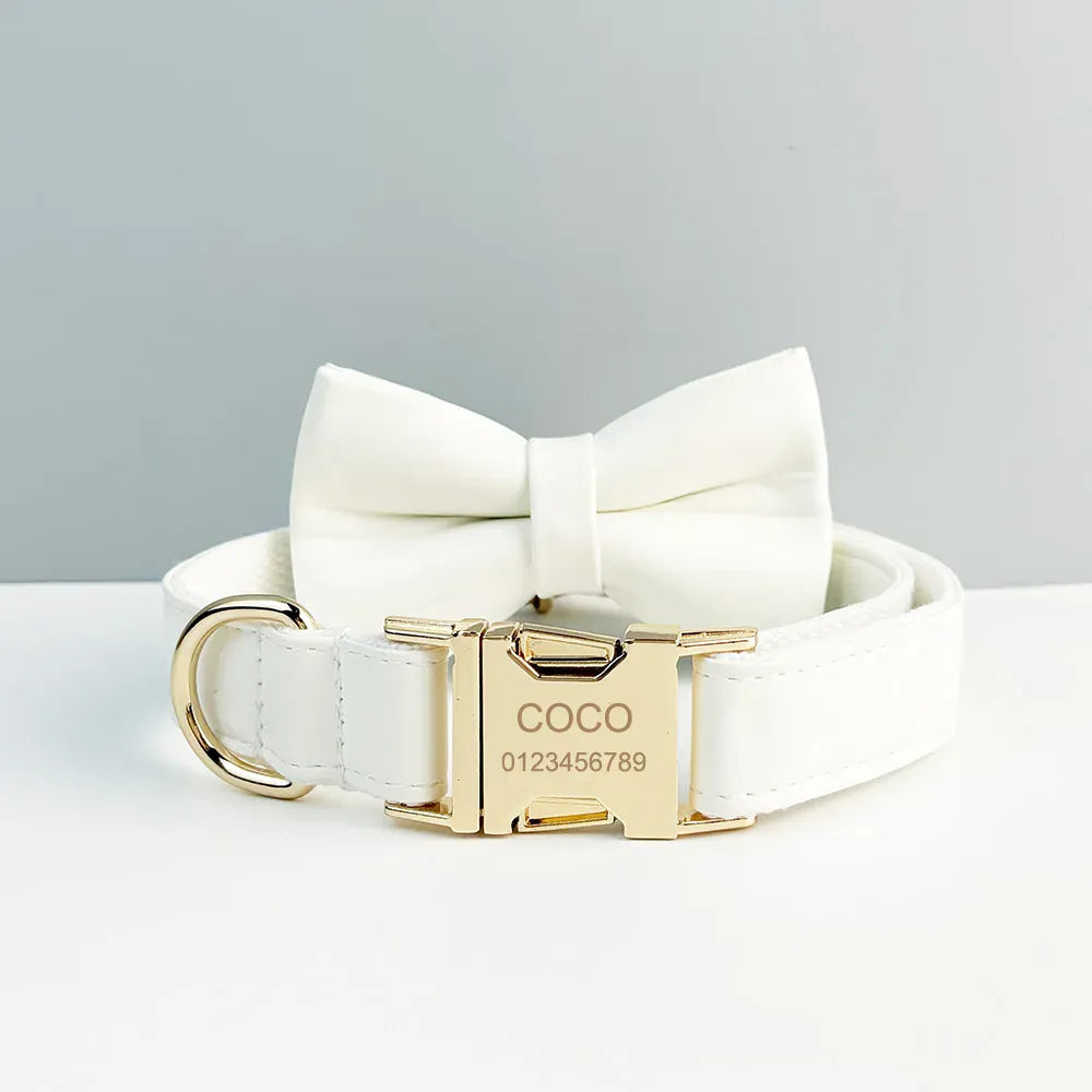 White Leather Set