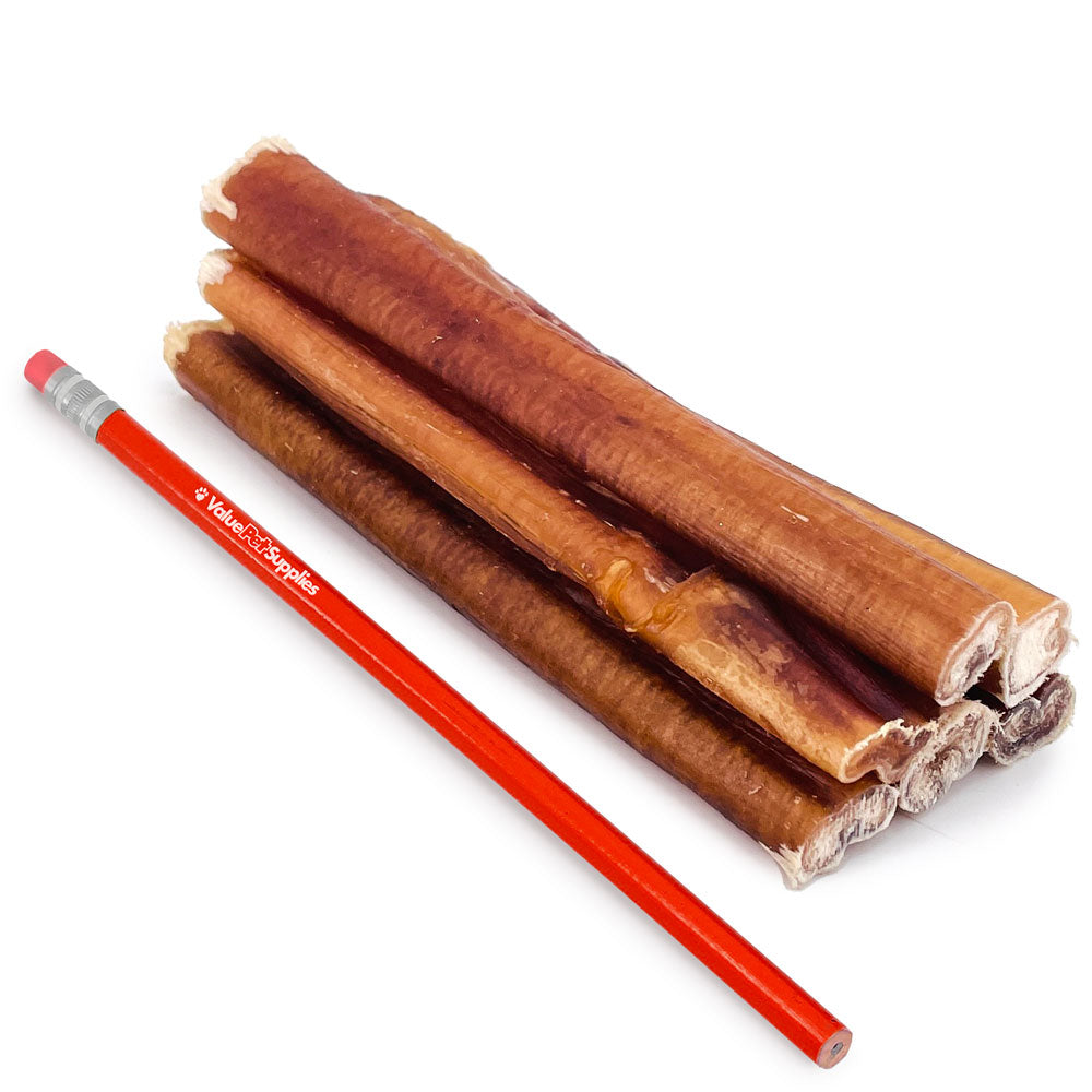 ValueBull USA Bully Sticks for Dogs, Thick 6 Inch, 50 Count