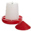 Little Giant Deluxe Hanging Feeder with Lid – 22 lb Capacity for Poultry & Chickens