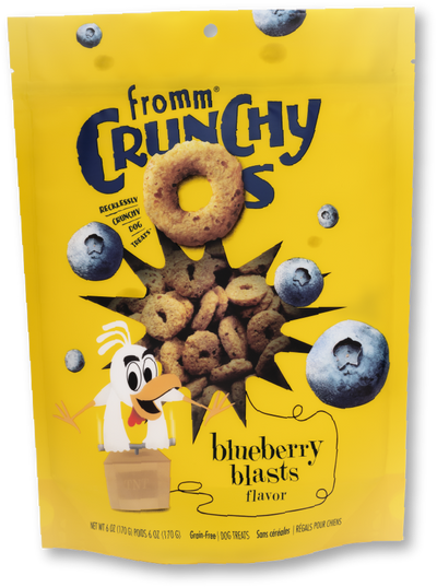 Fromm Crunchy O's Blueberry Dog Treats (6oz)