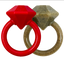 Diamond Ring Nylon Teething Ring for Puppies | Durable & USA Made