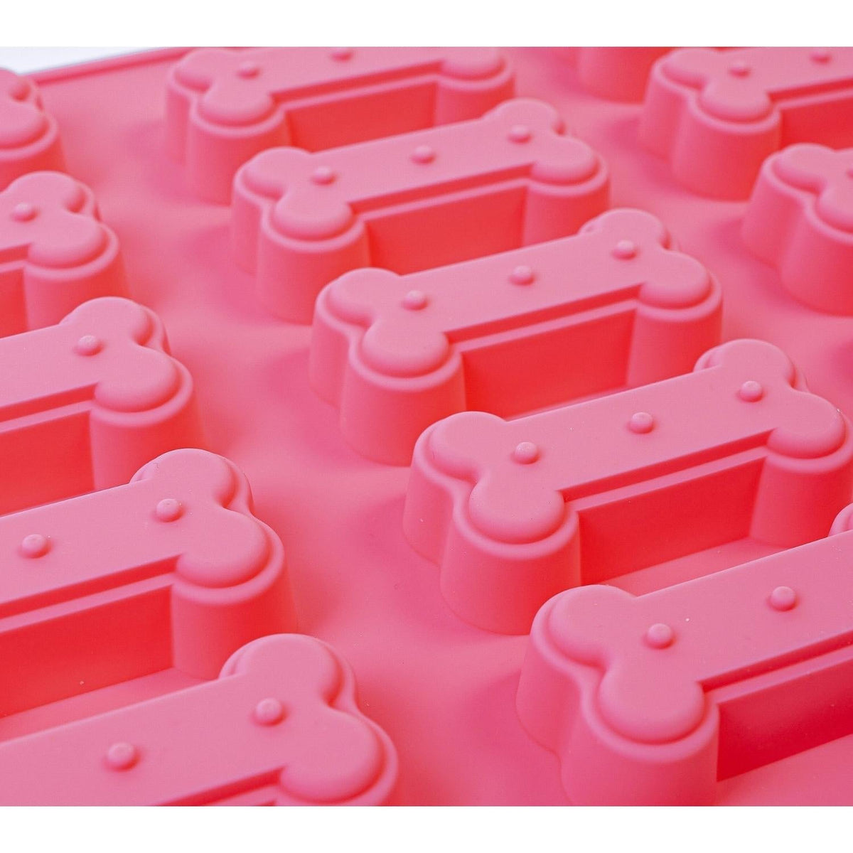 3-in-1 Silicone Dog Treat Baking Tray, Bone Shapes