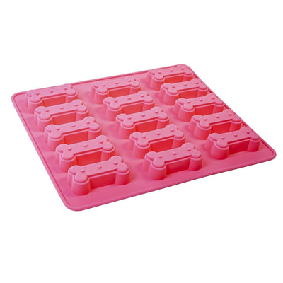 3-in-1 Silicone Dog Treat Baking Tray, Bone Shapes