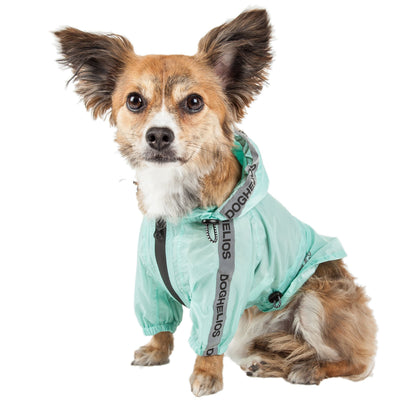 Dog Helios ® 'Torrential Shield' Adjustable and Waterproof Dog Raincoat Poncho