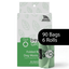 Dog Poop Bags – Poop Bags – Dog Bags | Folded Rolls 9" x 12" | Leak-Resistant | Made in USA | beyondGREEN