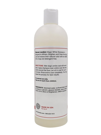 Magic White Brightening Dog Shampoo - Cherry Scented - 17oz