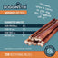 Dogginstix Bully Stick Dog Chew, All-Natural, Grass-Fed Beef, Odor-Free