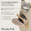 HydroBag® HANDLE®- Gold Shiny with Vegan Leather Trimmed Solid Strap