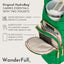 HydroBag® HANDLE®- Kelly Green with Green and White patterned strap