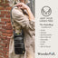 Black Vegan Leather HydroBag® with Strap Bundle