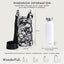Tropical Black & White Floral Print HydroBag®