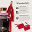 Clear HydroBag® Stadium with Red Trim and Matching RFID Pouch