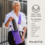 Deep Violet Matte HydroBag® with Matching Solid Strap
