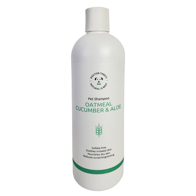 Dr. Theo’s Dog Shampoo with Oatmeal, Cucumber & Aloe, 16 oz