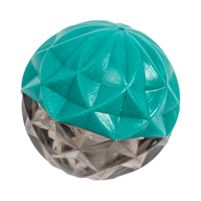 Country Living Geometric Textured TPR Ball Dog Toy, 2.8 in