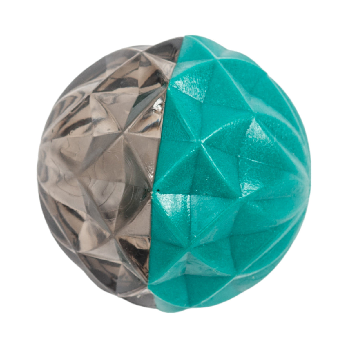 Country Living Geometric Textured TPR Ball Dog Toy, 2.8 in