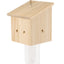 Durable Outdoor Carpenter Bee Trap - Pine Wood, Eco-Friendly, Hanging or Mounting, Multiple Styles