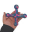Natural Rubber Jack-Shaped Dog Chew Toy, 6.5 in