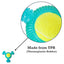 3-Bone TPR Dog Chew Toy with Removable Squeaker Balls