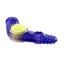 TPR Boomerang Dog Toy, 7.4 × 3.9 in, with Squeaker Ball & Treat Compartments