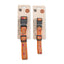 Nylon Dog Collar with Embroidered Giraffe Design