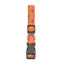 Nylon Dog Collar with Embroidered Giraffe Design
