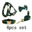Green Feather Velvet Floral Set