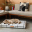 White Plaid | Dog Bed or Bed Cover