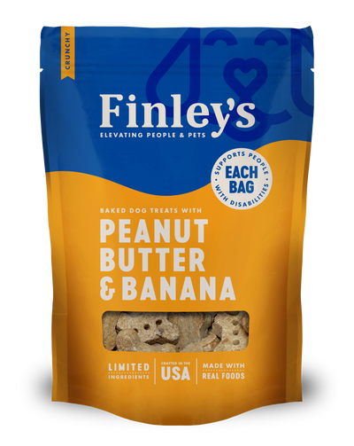 Finley's Peanut Butter & Banana Crunchy Biscuits