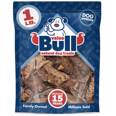 ValueBull Lamb Lung Dog Chews, Sliced, 1 Pound