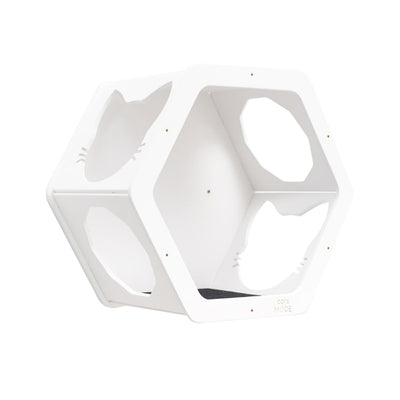 Cat Climbing Wall Shelves White