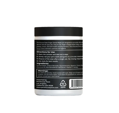 Pet Finger Dental Wipes (50 Count)