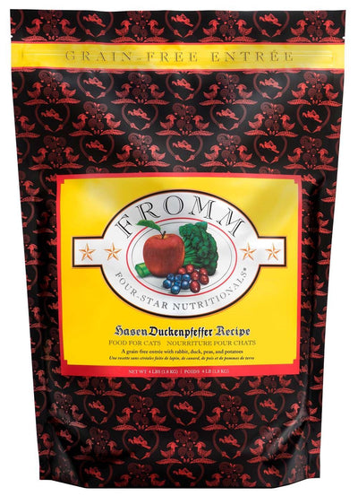 Fromm 4 Star Grain-Free Hasen Duckenpfeffer Dry Cat Food