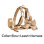 Gold Satin Wedding Set