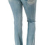 Grace in LA Women's Western 3D Steer Head Mid Rise Bootcut Jeans