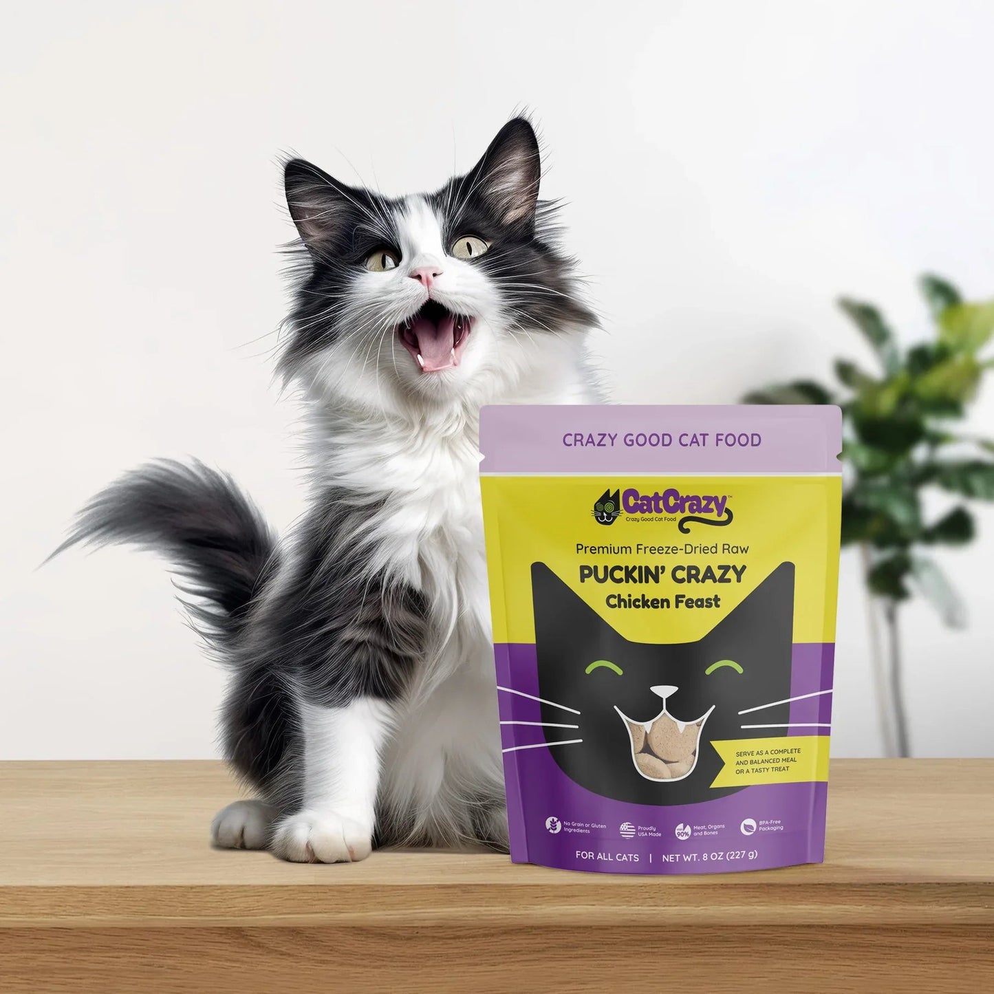 Premium Freeze-Dried Raw Puckin' Crazy Chicken Feast
