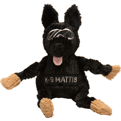 HuggleCause™, Project K-9 Hero, K-9 Mattis Knottie® Plush Dog Toy, Large