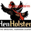 Hen Holster Chicken Diaper Harness with Permanent Sewn-in Liner (Duck Diaper, Goose Diaper, Parrot Diaper)