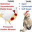 Hen Holster Chicken Diaper Harness with Permanent Sewn-in Liner (Duck Diaper, Goose Diaper, Parrot Diaper)