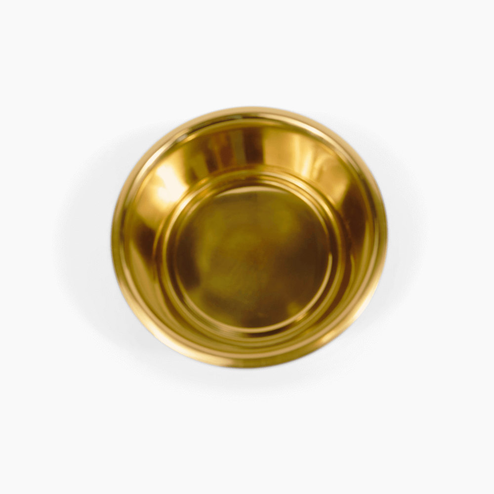 Tall Gold Double Feeder