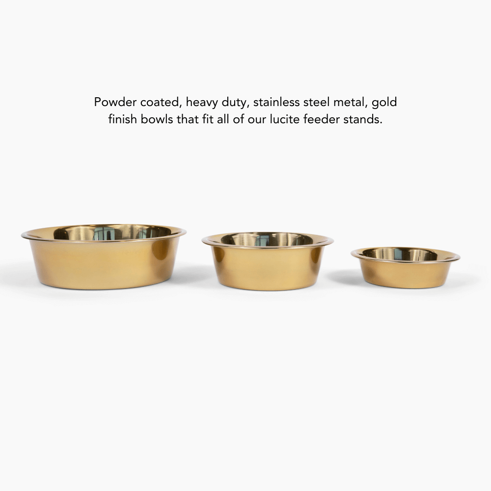 Hiddin Metal Pet Bowls Set