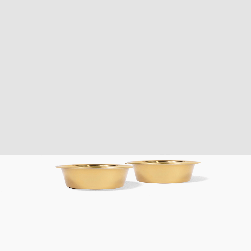 Hiddin Metal Pet Bowls Set